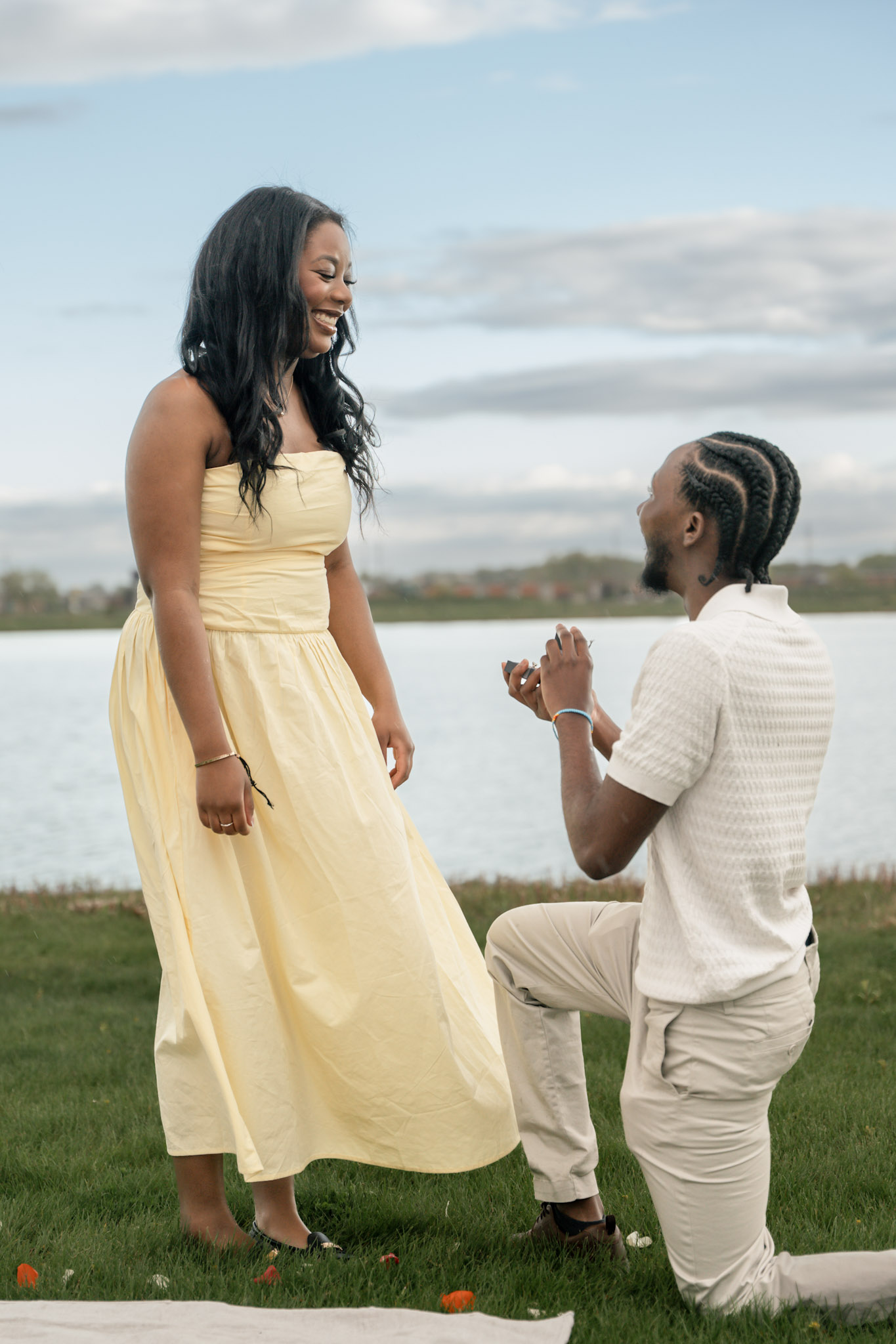 Rochester, MN engagement photography — golden hour